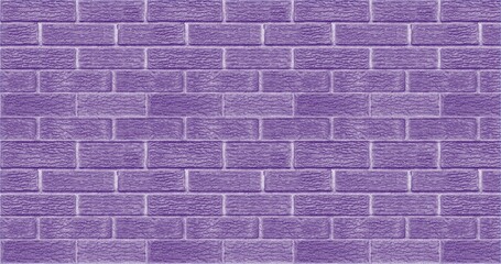 Deep Purple  brick wall texture used to make background suitable for interior and exterior home.