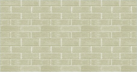 Khaki brick wall texture used to make background suitable for interior and exterior home.