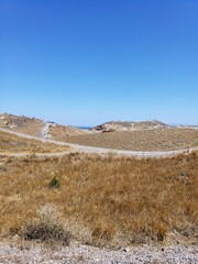 landscape in the vulcan, Santorini