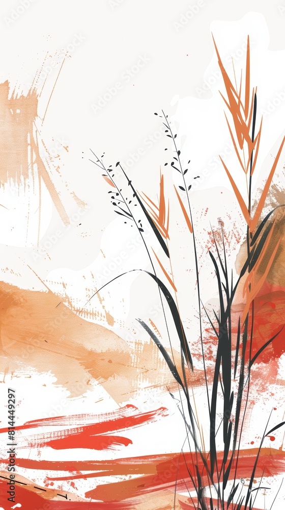 Poster vibrant abstract background for creative projects generative ai