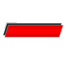 Red text box  Label Banner Design