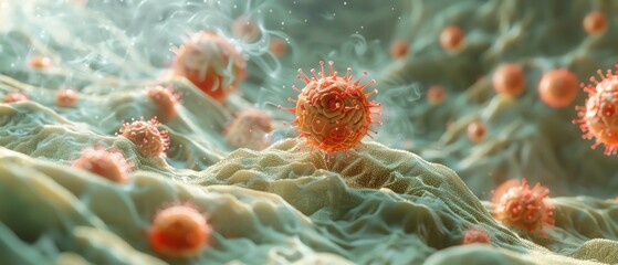 Obraz premium Molluscum Contagiosum Virus