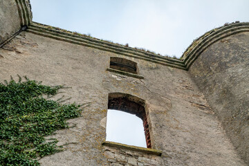 The remains of Wardtown castle in Ballyshannon, County Donegal, Ireland