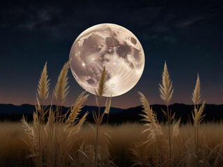 Mid-Autumn Harvest Moon Moon viewing