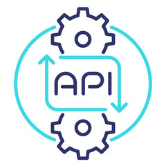 api line icon for web