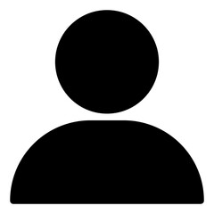 User Icon in Solid Style