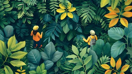 Biologists Reintroducing Native Species Back Into Lush Tropical Forest Habitat for Conservation and Sustainability