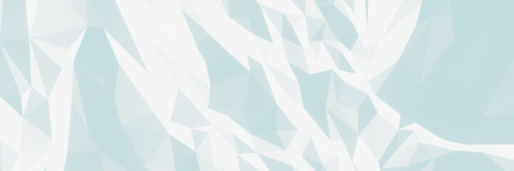 Astract ice background. Low poly ice crystal.