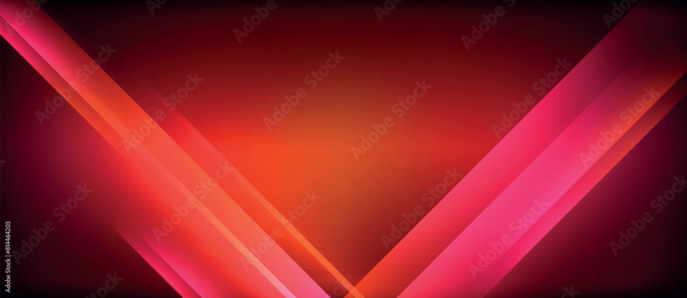 Poster a pattern of tints and shades of brown, amber, magenta, and peach creating a glowing rectangle on a 