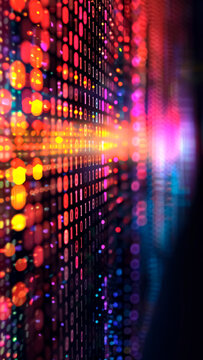 Out-of-focus Code Lines. Coding Workflow, Abstract Tech, Software Engineering Concept.