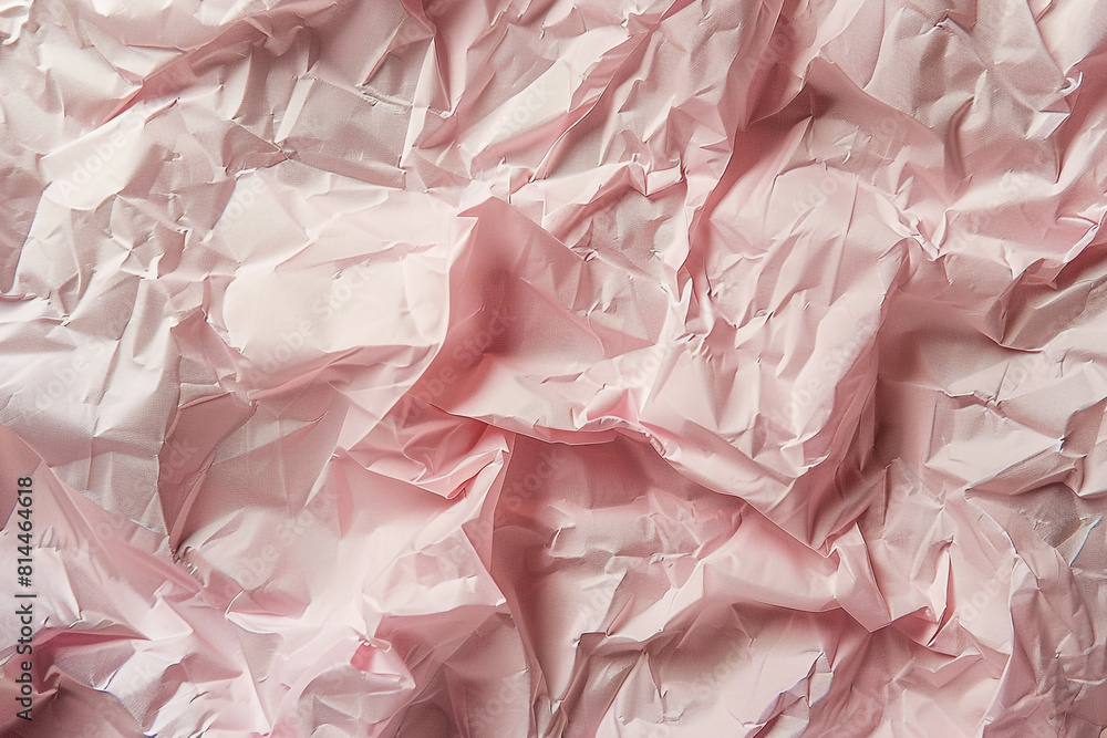 Poster a highresolution image showcasing the intricate details of a crumpled paper texture, serving as a ba