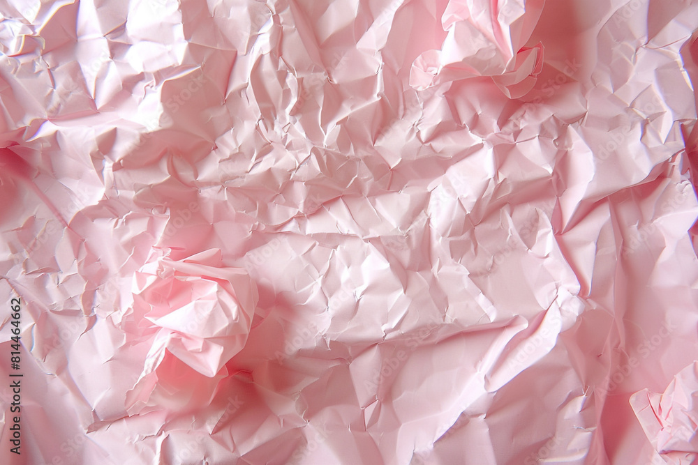 Poster a highresolution image showcasing the intricate details of a crumpled paper texture, serving as a ba