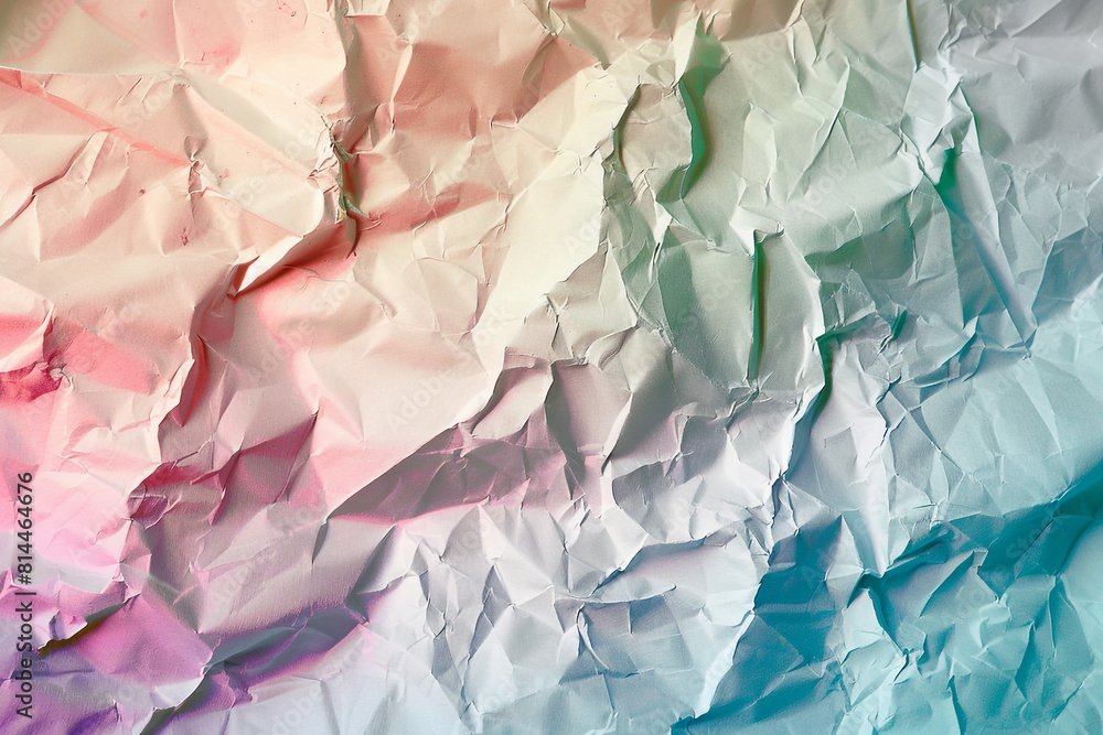 Poster a highresolution image showcasing the intricate details of a crumpled paper texture, serving as a ba