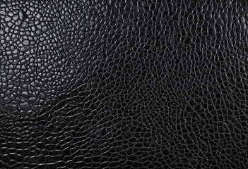 High resolution black leather texture