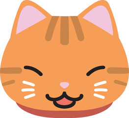 cute cat emoji vector with a range of expressions