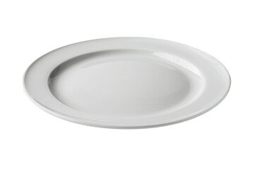 White Plate on White Background