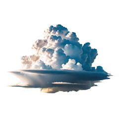 Fototapeta premium Cloud isolated on transparent background