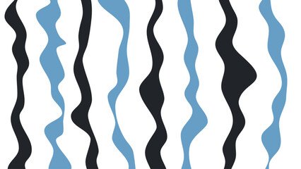 Smooth Water Flow Ripple Lines light blue and dark blue color. Twisted and distorted texture in trendy retro psychedelic style. Groovy hippie minimalist backgrounds. Waves, swirl, twirl pattern
