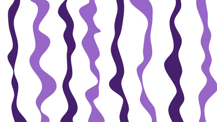 Smooth Water Flow Ripple Lines purple and dark purple color. Twisted and distorted texture in trendy retro psychedelic style. Groovy hippie minimalist backgrounds. Waves, swirl, twirl pattern
