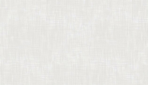 Seamless subtle white linen textile transparent background texture overlay. Abstract cloth fabric grayscale displacement, bump or height map. Simple panoramic banner wallpaper pattern