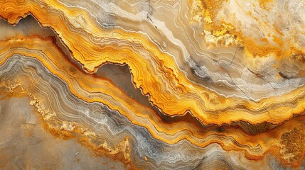 Obraz premium backdrop of sleek marble, a light walnut wood texture adds warmth and texture