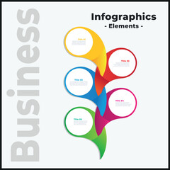 Business data visualization. timeline infographic icons designed for abstract background template