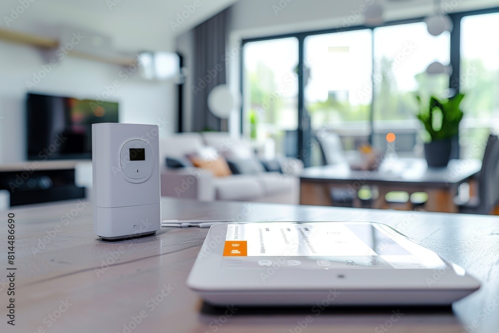 Poster safeguarding home confidentiality, cameras integrate security with video recording, ensuring safety 