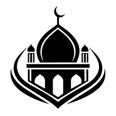 a-minimalist-mosque-logo-vector-art-illustration 