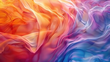 Obraz premium Blue background with swirling smoke evokes heat and motion