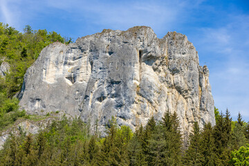 Rabenfelsen bei Thiergarten im Oberen Donautal, Landkreis Sigmaringen (Schwäbische Alb)