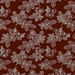 floral Pattern Design Art Blossom Illustration Vector Art , Suitable for fabric Textille Print