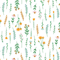 floral Pattern Design Art Blossom Illustration Vector Art , Suitable for fabric Textille Print