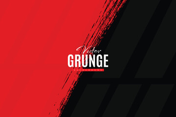 Red grunge brush stroke abstract Black background banner, design advertisement template, discount, offer, sale, special, premium, ink, marketing, paint, 
