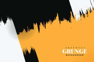 White and yellow grunge brush stroke abstract  black background banner, design advertisement template, discount, offer, sale, special, premium, ink, marketing, paint, 