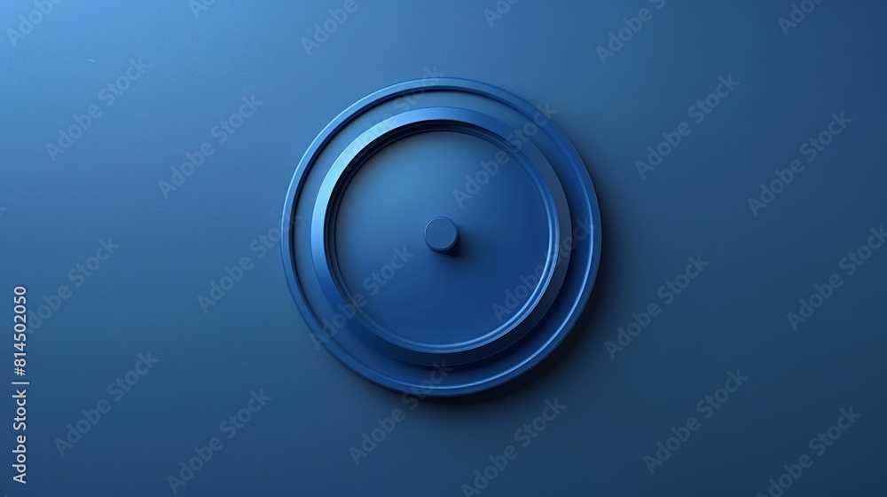 Poster intro video play button image blue color