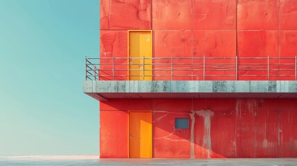 Under Construction, Building Repair Work, Worker At Work.