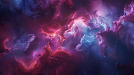 Obraz premium Cosmic swirls create abstract shapes wallpaper