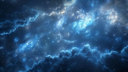 Fototapeta premium Ethereal glows bathe landscape in light wallpaper