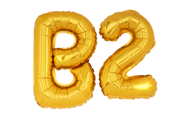 Golden word & number B2 isolate no white background.png