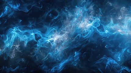 Dramatic night sky with fire and smoke clouds