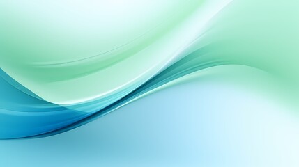 Digital technology blue and green abstract curve poster PPT background