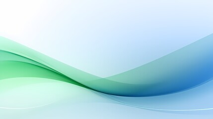 Naklejka premium Digital technology blue and green abstract curve poster PPT background