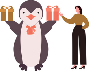 Penguins have gifts.
