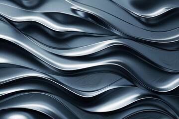Abstract background with a wavy metallic texture 