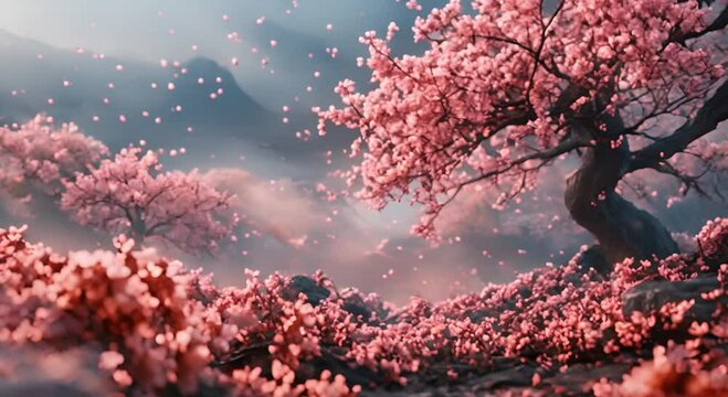 sakura trees