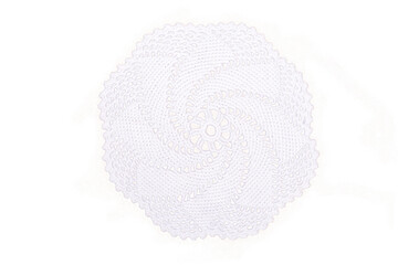 Handmade white crochet, png file