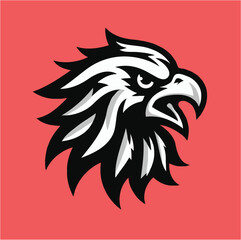 garuda eagle logo illustration