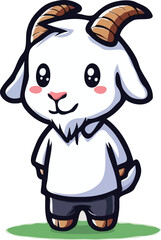 Naklejka premium goat mascot