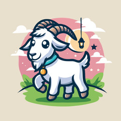Obraz premium goat mascot