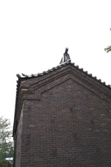 日本の神奈川県、横浜にある名建築、中華義荘、地蔵王廟